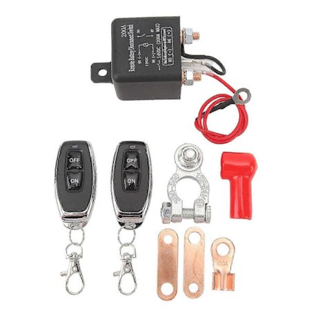 12V Fjernbetjent Batteri Afbryder Kontakt Forebyg Batteri Dræn Høj Sikkerhed 200A Dobbelt Batteri Afbryder til Bil