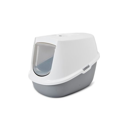 Kattetoilet Robin 54,5x39x39cm hvid/grå