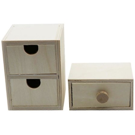 2 kpl Puinen Pieni Laatikosto Maalaamaton Tyhjä Pieni Laatikosto DIY DIY Puu Pieni Laatikosto