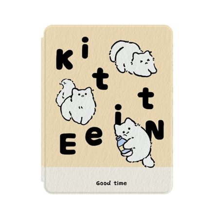Etui til iPad 2021 version 10.2" alfabet kat roterende graffiti kat tegneserie