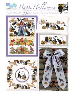 Korsstygnsmönster Halloween