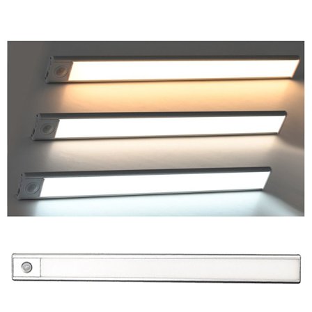 Kaappi valon liiketunnistin SILVER 40cm