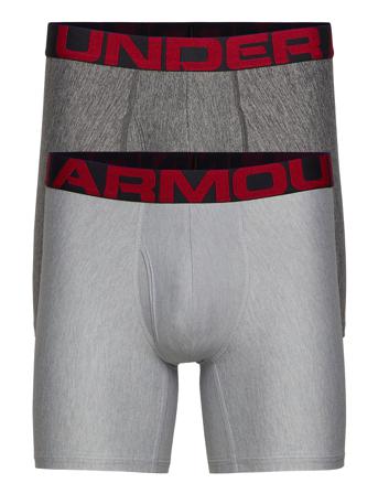 Ua Tech 6In 2 Pack Boxerkalsonger Grå Under Armour