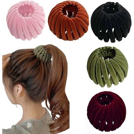 Marmor hårdekorasjon fugleredet grip klips hårkrøller bundet høy hestehale fast gjenstand flocking klips