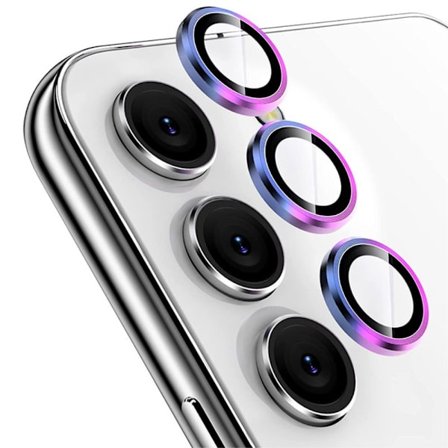 Hat Prince Linsebeskyttelse Hærdet Glas Samsung Galaxy S24 Plus Multifarvet