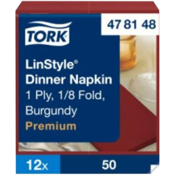 SERVIETT LINSTYLE 1/8 39X39CM