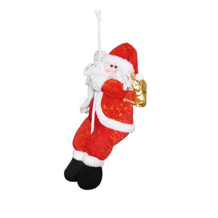 Christmas Santa Claus Dekor Hemmakontoret Klättring På Rep Hängande