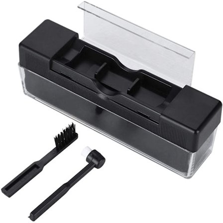 Vinylskivorengöringssats, skivborstrengöring, antistatisk skivrengöring med små borstar för att ta bort damm, fläckar, fingeravtryck och annat