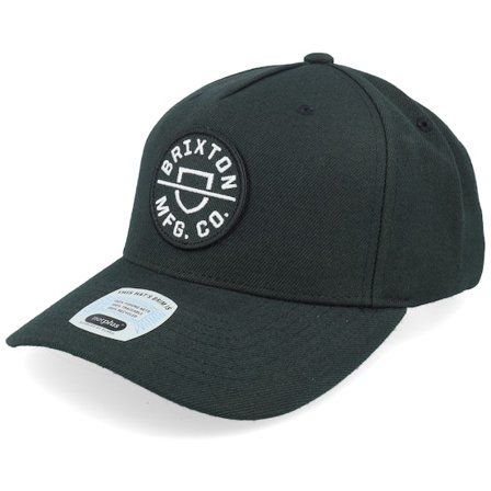 Brixton - Noir adjustable Casquette - Crest Black Adjustable @ Hatstore