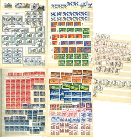 Berlin 1957-1990 - Dubletsamling i 1 insticksbok