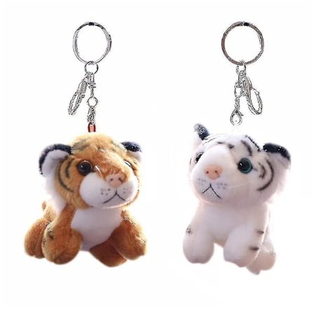 Paket med 2 plysch tiger gosedjur, högkvalitativt material, starkt och hållbart