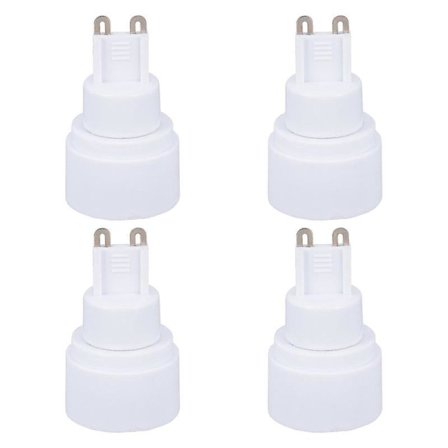 4 st Lampadapter Glödlampssockel Omvandlare G9 till E14 Lamphållare Omvandlare
