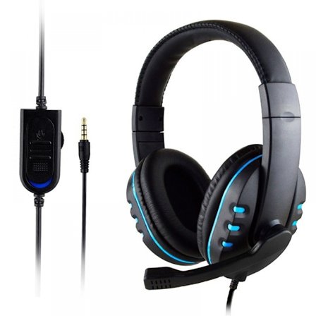 Kablet Gaming Headset for PC PS4 PS5 Xbox One Hodetelefoner med Støyreduserende Mikrofon, Bass, 3.5mm Laptop Headset, Nintendo Switch/PS