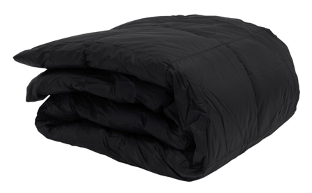 Norsk Dun Out&About Dunpledd Sort 130x170cm