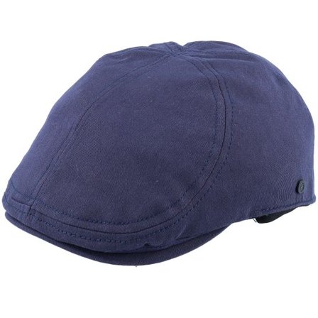 Upfront - Blå flatcap Keps - Henry Duckbill Navy Blue Flat Cap @ Hatstore
