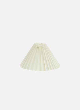 Astrid skjerm Ø25 - off-white plissé