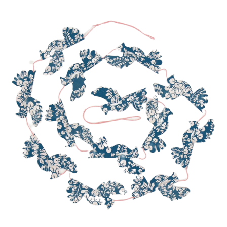 A World of Craft BLOOM DOVE girlang Dekoration Blå 18x17x0,5 cm