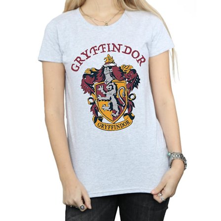 Harry Potter Dam/Kvinnor Gryffindor T-Shirt S Sports Grey