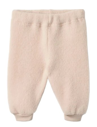 Wheat Wool Fleece Trousers Kinnie - Pink - 86