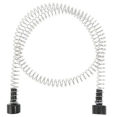 Zipline Fjærbrems 165cm Rustfritt Stål Zip Line Fjærbrems Heavy Duty Zipline Bremshastighet Rød (FMY)