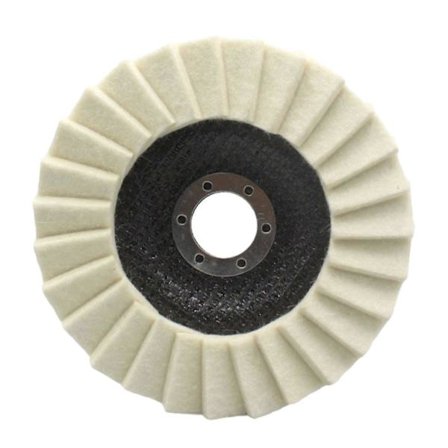 125/115mm hienot villahuopalaikat – peilikiillotuslaikka kulmahiomakoneeseen, ruostumaton teräs, lasi, kivi