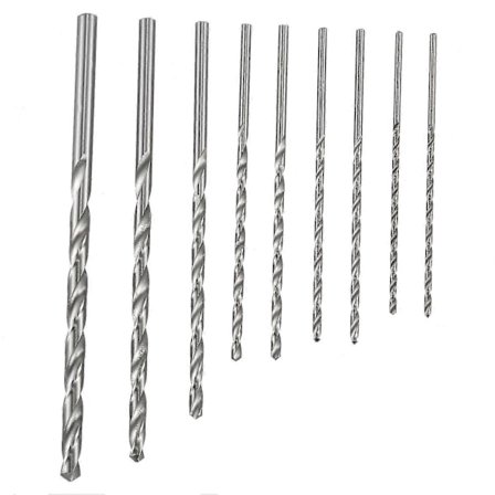 EKSTRA LANGE HSS BOR 2mm 2.5mm 3mm 4mm 5mm 6mm SÆT