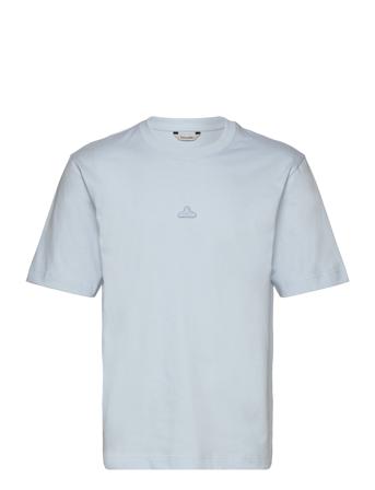 M. Hanger Tee T-shirts Short-sleeved Blå HOLZWEILER*Betinget Tilbud