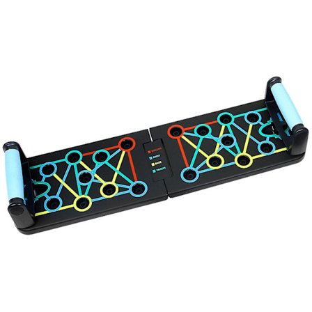 Push Up Board Hjemmetreningsutstyr 24 i 1 Multifunksjonelt Pushup Bar System Fitness Gulv Brystmuskel Trening Profesjonelt Utstyr Forbrenne Fett