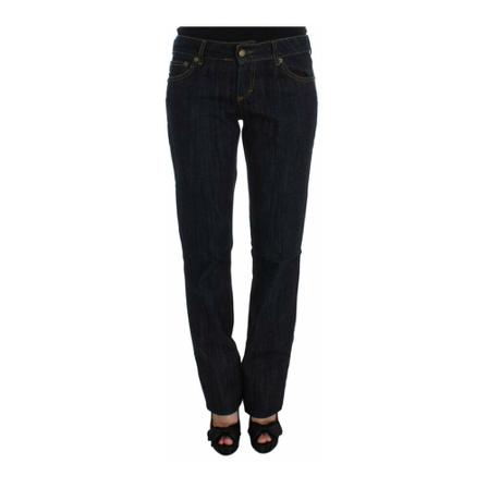 Roberto Cavalli - Straight - Blå - Dam - Storlek: W26, Dam, Storlek: W26