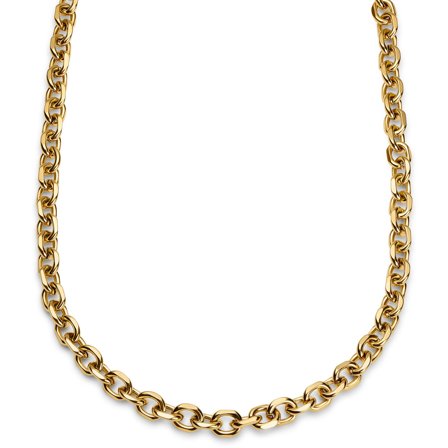 Essentials | 10 mm Gold-Tone Cable Chain Necklace for Men - Chain necklaces