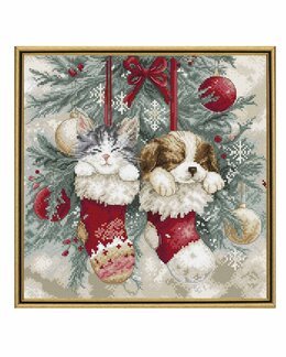 Broderikit Billede Jul - LetiStitch