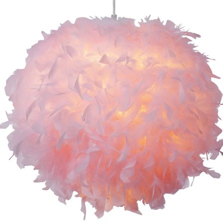 Lampeskærm Loftlampe Skærm til Pendel Loftlampe, Bordlampe, Gulvlampe, til Stue, Soveværelse, Køkken (Pink)