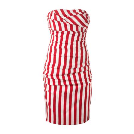 Dolce & Gabbana Midi Kjole Rød, Dame, Størrelse: ONE Size