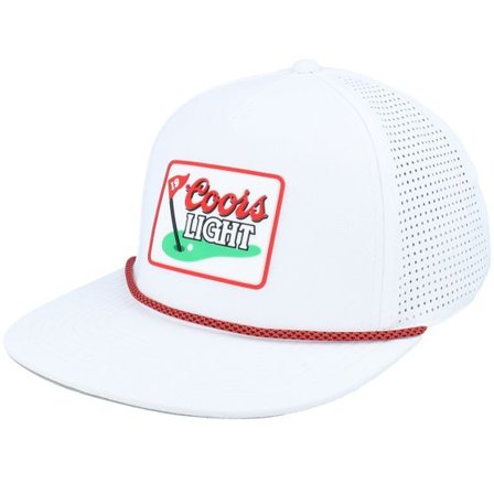 American Needle - Vit snapback Keps - Coors Buxton Pro White Snapback @ Hatstore