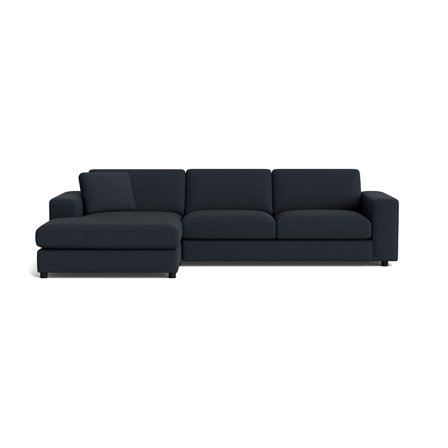 Oasis chaiselong sofa, venstrevendt - Loop Mørkeblå - 294x151x79 - Sofa, chaiselong
