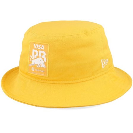 New Era - Motor Gul bucket Hatt - RB F1 25 Tapered Yellow Bucket @ Hatstore