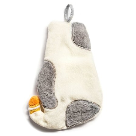 Charmerende katteformet håndklæde med hurtig vandabsorption