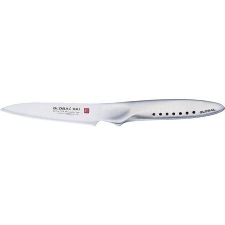 Global SAI-F01 Skrellekniv 9 cm Helsmidd Enkelstål