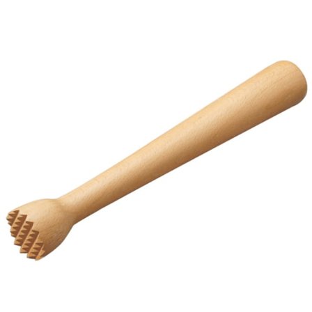 IC Tre Muddler for cocktails – Slitesterk Wood Ice Crusher – Stilig tre Mojito Muddler Bar Tool – Praktisk Cocktail Muddler