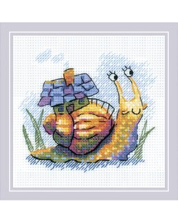 Broderipakke Bilde Den lille sneglen - Riolis
