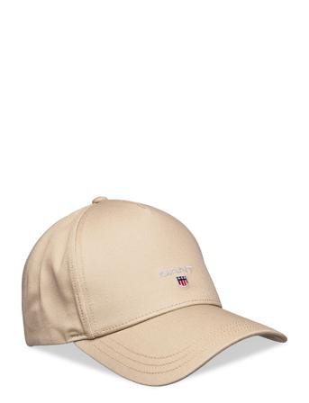 Original Shield Cap Accessories Headwear Caps Beige GANT