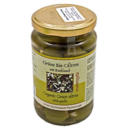 Rømer Oliven Grønne m. hvidløg (græsk) Ø 320 g, Helse & Madvarer, Madvarer, Konserves