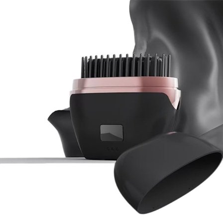 Mini trådlös plattångskam negativ jon skadar inte håret bärbar uträtning och lockning dubbel funktion uppladdningsbar