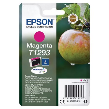 EPSON Bläckpatron C13T12934012 Magenta - Lyreco - Toner och bläck - Bläckpatroner - Bläckpatroner Epson