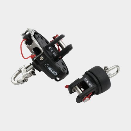 Rollreffanlagenpaket mit Leinentrommel & Fallwirbel Seldén CX10, Ø105 mm, für Ø9 mm AT-Kabel, für Code 0 - Rollreffanlage - Boot
