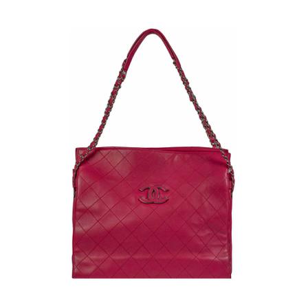 Chanel Vintage, Pre-owned Tote bag Roze, Dames, Maat:ONE Size,stof