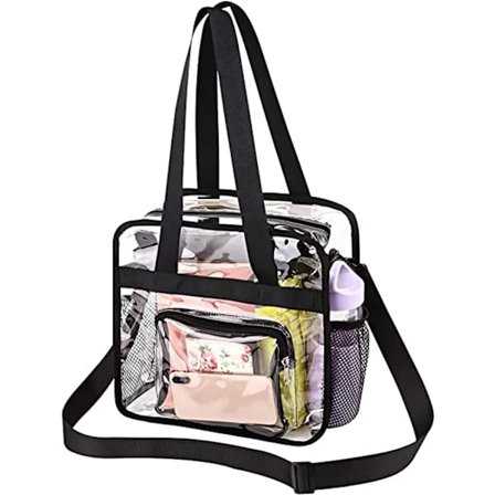 Vedenpitävä olkalaukku - Läpinäkyvä kosmetiikkalaukku