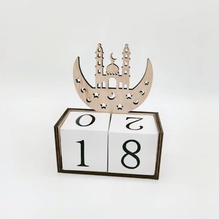 DIY Ramadan Nedtellingskalender 2023 Eid Mubarak Trepynt