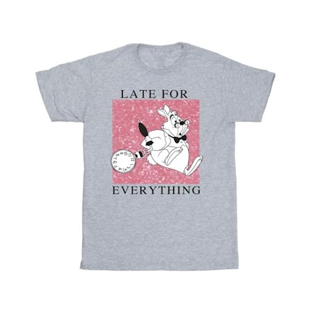 Disney Herr Alice In Wonderland Vit Kanin T-shirt S Sports G