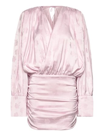 ROTATE Birger Christensen Ls Mini Dress - Pink - 36